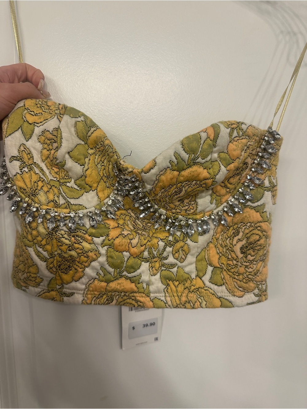 Zara strapless top